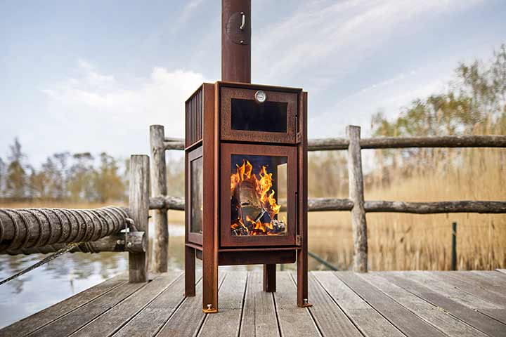Außenkamin und Backofen Quercus