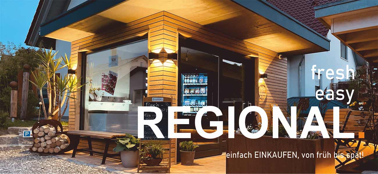 juraBOX - regionale frische Produkte einkaufen von früh bis spät.