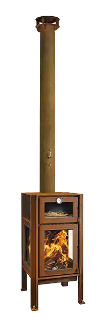 Außenkamin und Backofen Quercus - juraOFEN