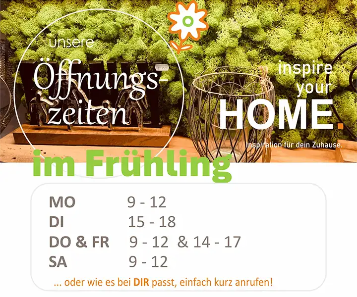 Aktuelle Öffnungszeiten
