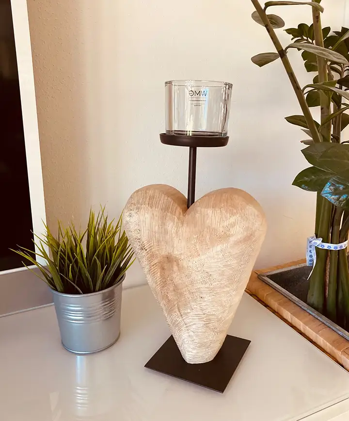 Deko aus Stahl und Holz im juraLÄDLA
