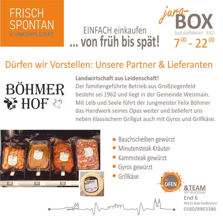 Jurabox Partner - Böhmer Hof