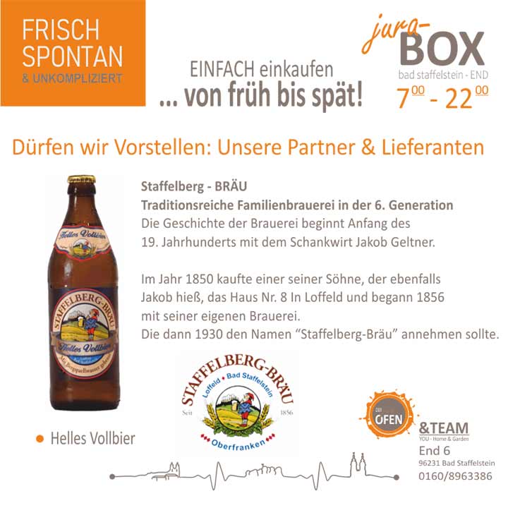 Jurabox Partner - Staffelberg Bräu